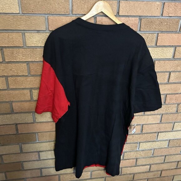NWT Mitchell & Ness College UNLV Rebels Shirt Red And Black Colorblock Size 3XL - Picture 6 of 6